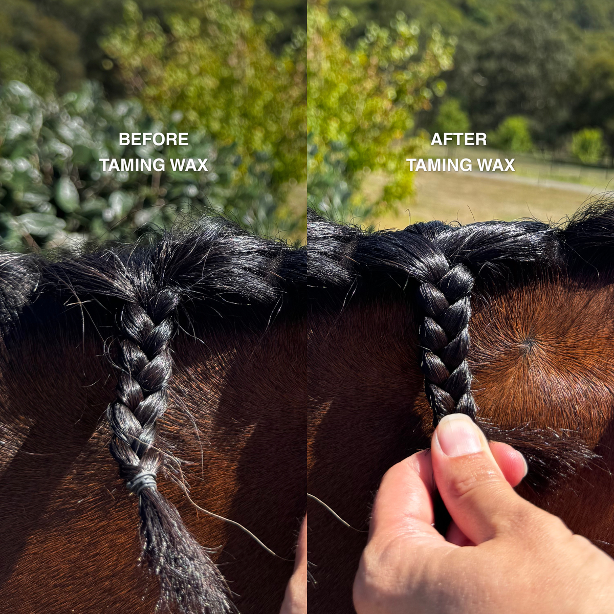 Plaiting Taming Wax