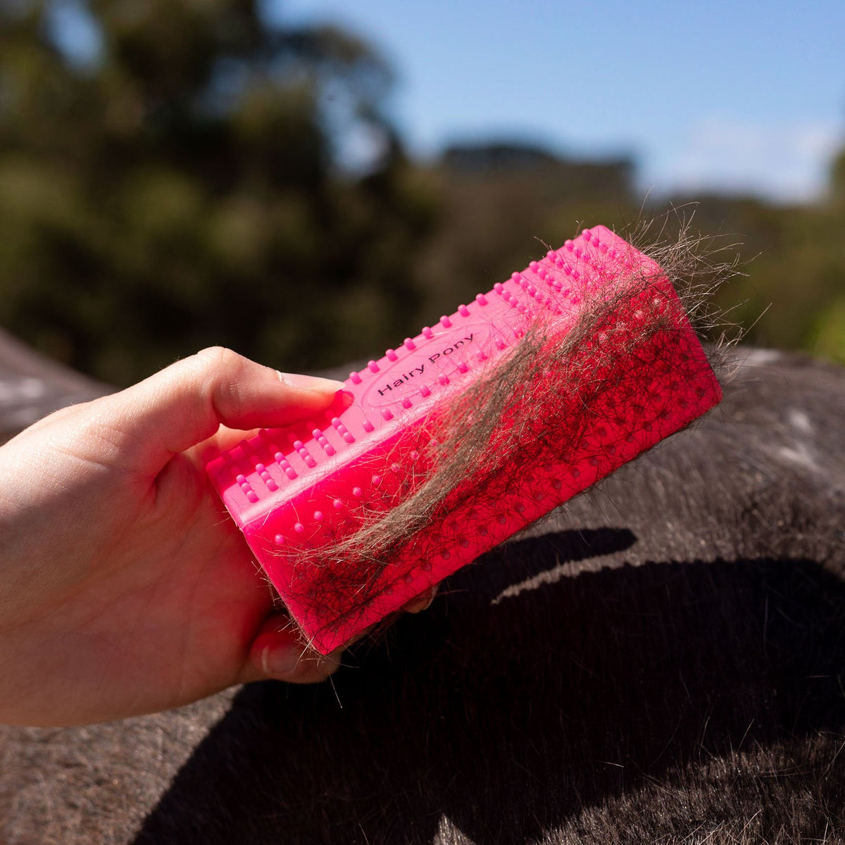 Horse Grooming Block - Hairy Pony