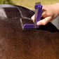 Horse Quarter Mark Comb being used on a horse's rump
