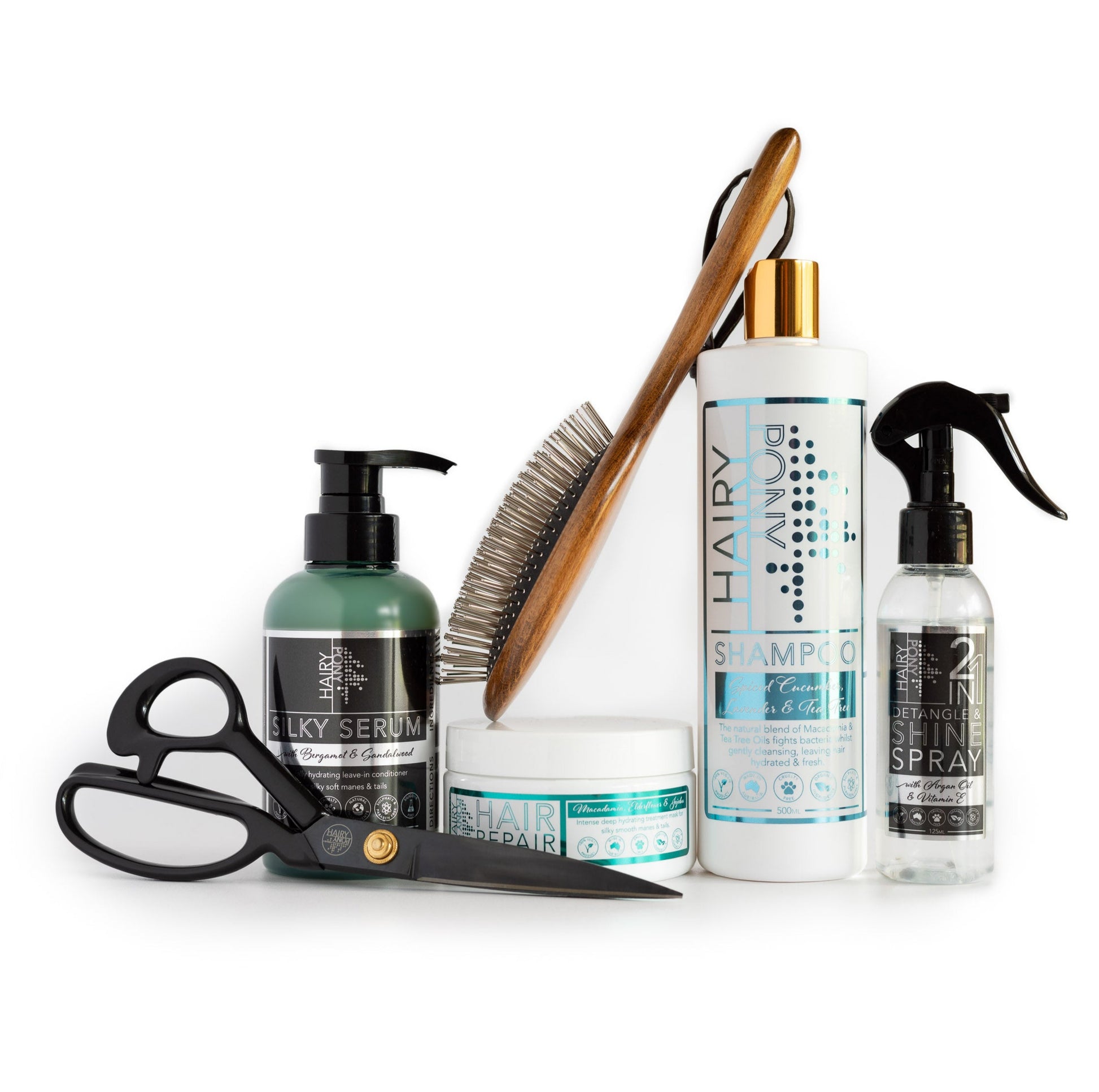 Our 6 piece Horse Tail Grooming Kit