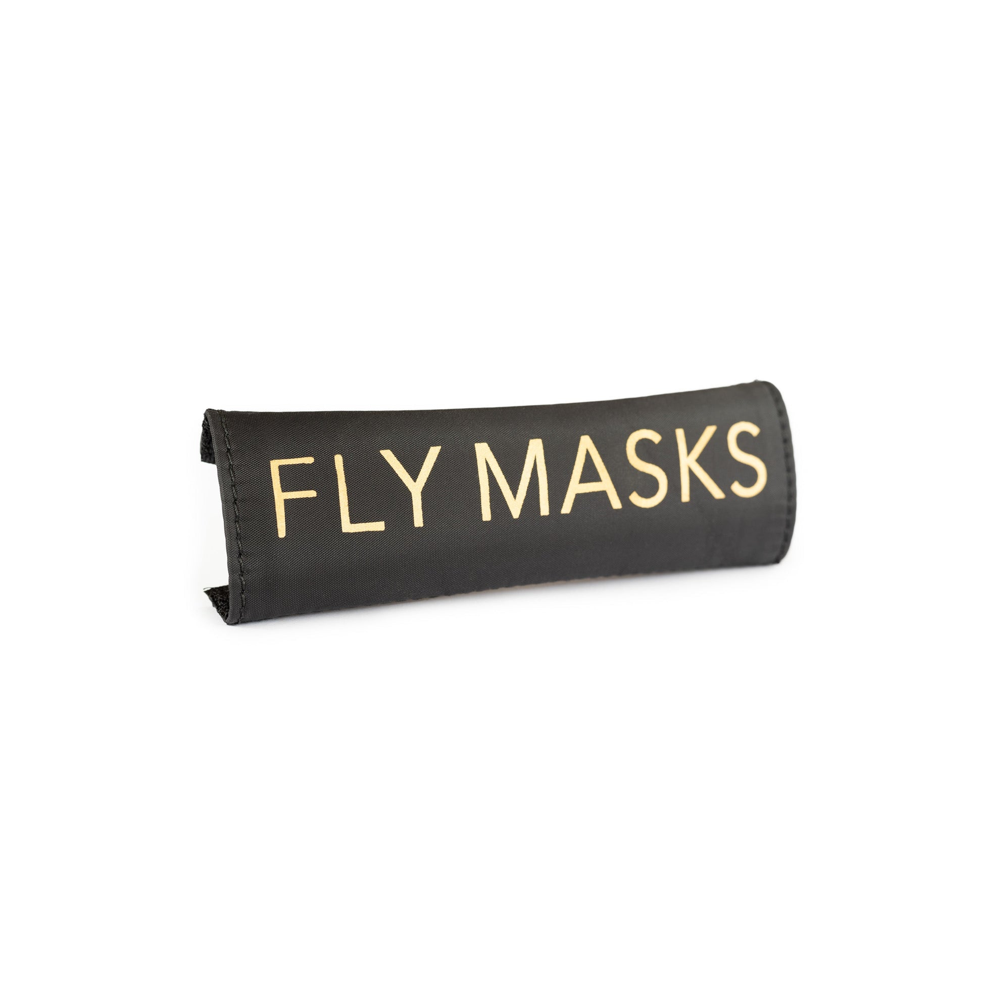 Label that reads "Fly Masks"