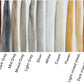 An image showing the Hairy Pony Fake It Horse Mane Hair Extension colours available. There are 15 colours to choose from.